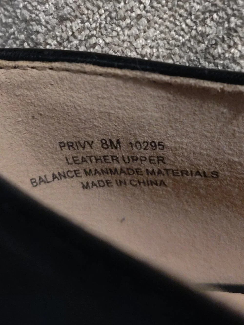 Naked Feet Privy Leather Platform Loafer In Black SIZE US 8